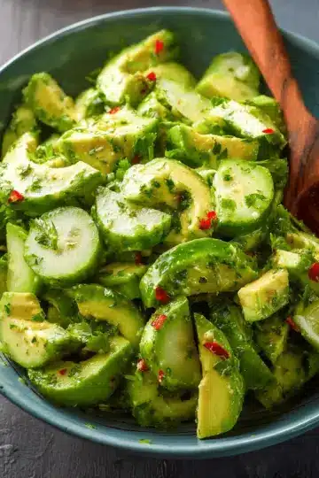 Avocado Cucumber Salad Recipe