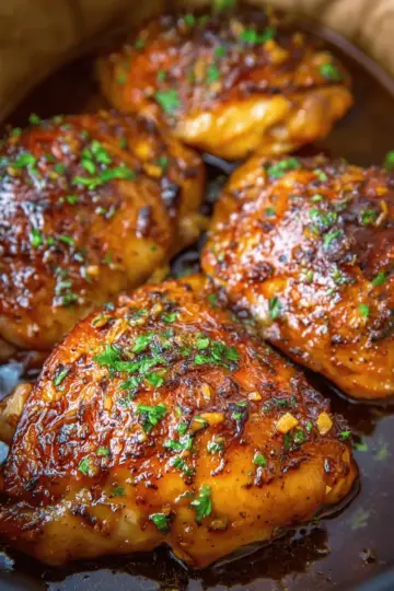 Slow Cooker Brown Sugar Garlic Chicken