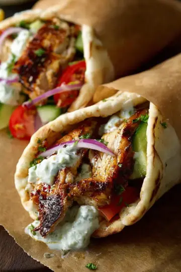 Greek Chicken Gyros recipe