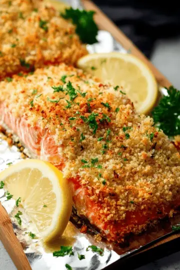 Panko Crusted Salmon