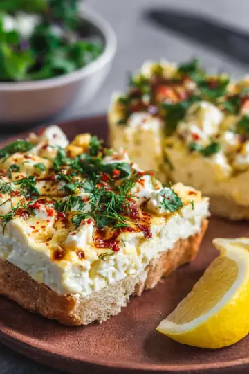 Large-Batch Baked Feta and Egg Salad (No Mayo!)