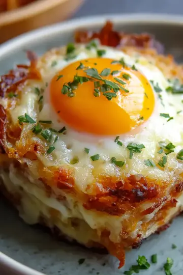 Baked Eggs Napoleon