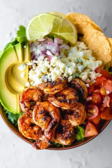 Grilled Shrimp Taco Bowl