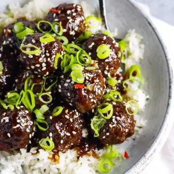 Mongolian Beef Meatballs
