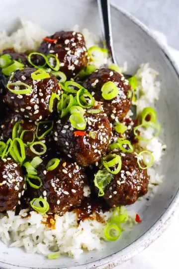 Mongolian Beef Meatballs