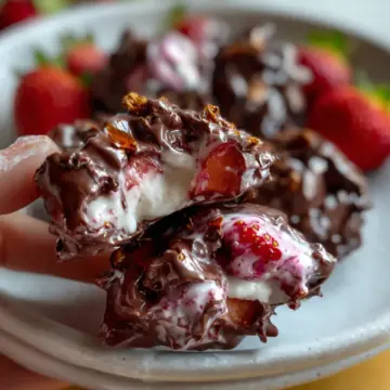 Chocolate Strawberry Yogurt Clusters