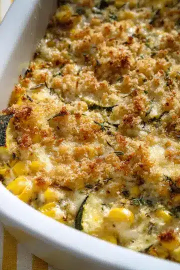 Summer Squash Zucchini Corn Casserole