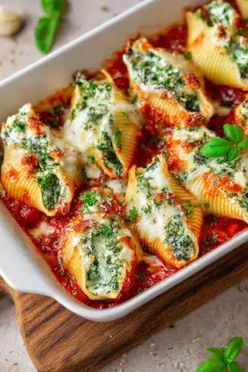 Spinach Ricotta Stuffed Shells