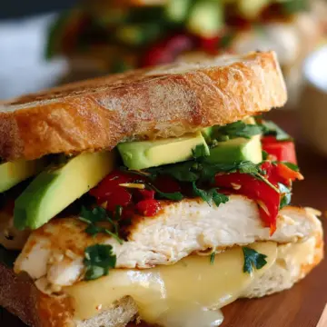 Chipotle Chicken Avocado Melt (Panera Copycat)