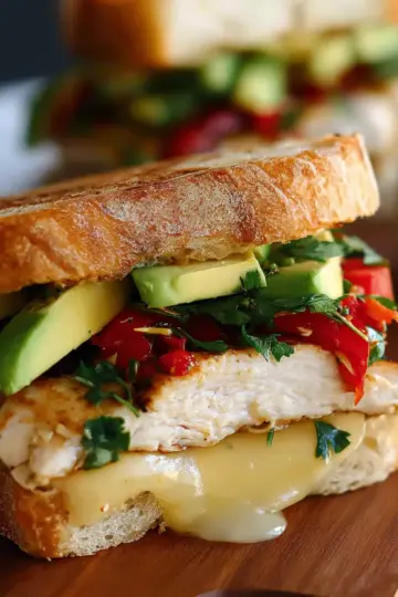 Chipotle Chicken Avocado Melt (Panera Copycat)