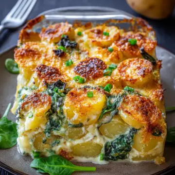 Spinach Potato Casserole