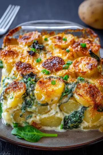 Spinach Potato Casserole
