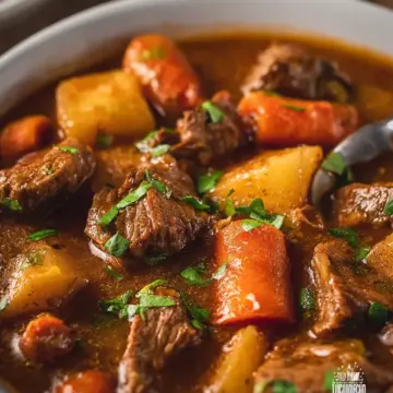 Old Fashioned Beef Stew Recipe (Classic Stovetop)