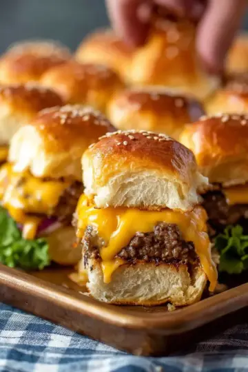 Cheeseburger Sliders (Baked Sliders Recipe)