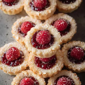 Mini Raspberry Almond Tarts