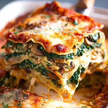 Spinach Mushroom Lasagna