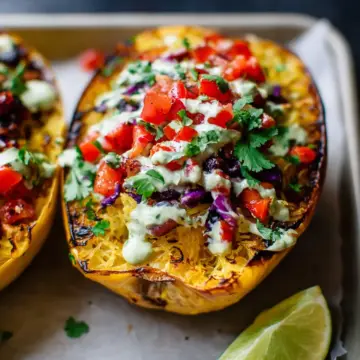 Spaghetti Squash Burrito Bowls
