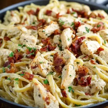 Cream Cheese Bacon Chicken Pasta