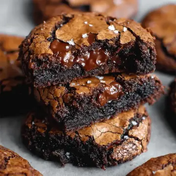 Fudgy Chewy Browkies (Brookies)