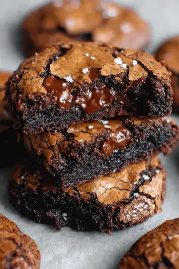 Fudgy Chewy Browkies (Brookies)