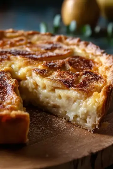 Apple Custard Impossible Pie