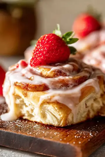 Strawberry Cinnamon Rolls