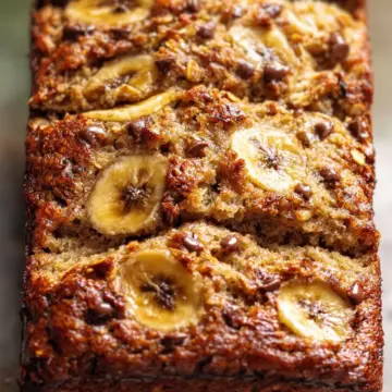 Healthy Oatmeal Banana Bread