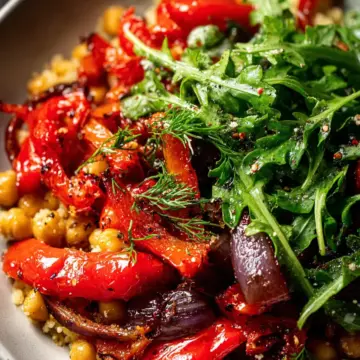 Roasted Red Pepper Salad