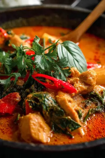 Thai Red Curry with Chicken