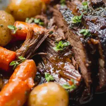 Slow Cooker Balsamic Pot Roast