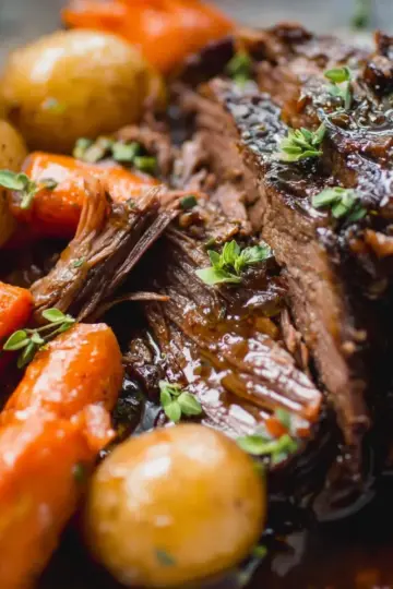 Slow Cooker Balsamic Pot Roast