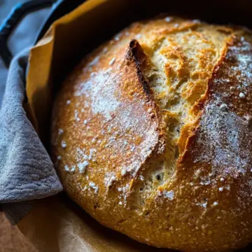 Dutch Oven No-Knead Bread (Easy & Foolproof!)