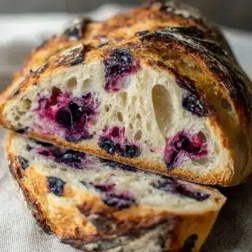 Blueberry Lemon Sourdough Bread