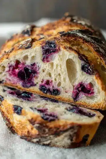 Blueberry Lemon Sourdough Bread