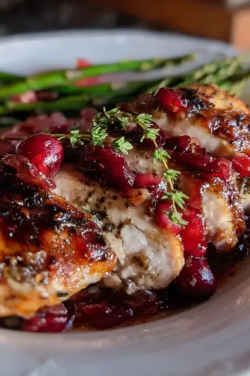 Cranberry Brie Stuffed Chicken Recipe | Juicy & Elegant