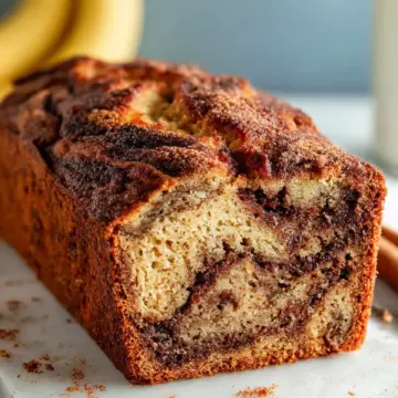 Cinnamon Swirled Banana Bread