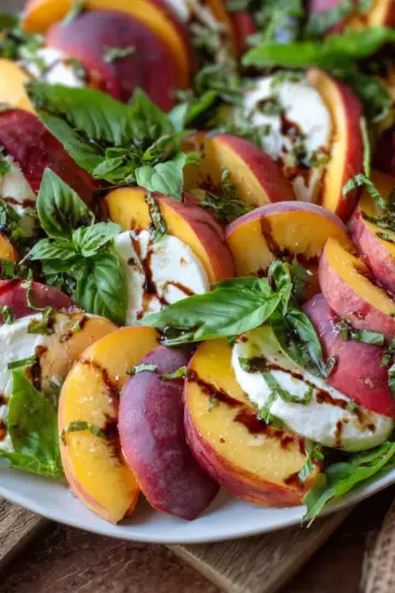 Peach Caprese Salad