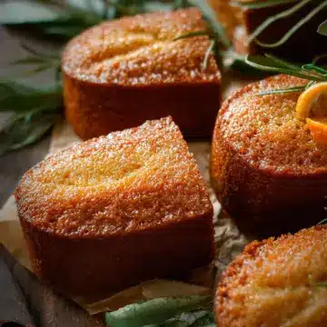 Orange Ginger Honey Cakes