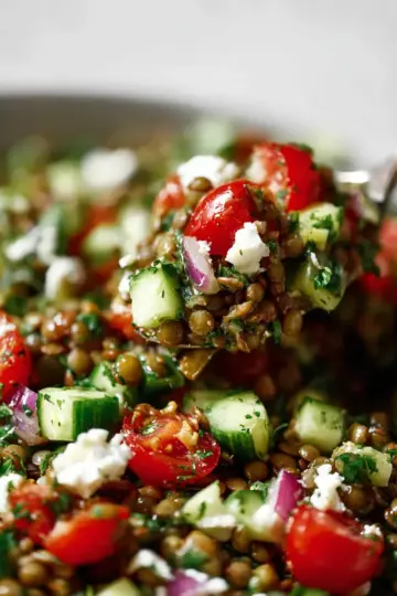 Greek Lentil Salad
