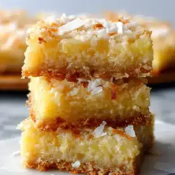 Tropical Pineapple Coconut Bars