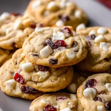 White Chocolate Cranberry Cookies