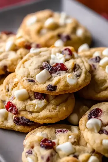 White Chocolate Cranberry Cookies