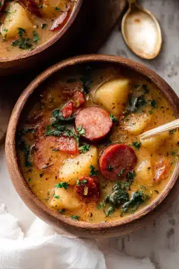 Smoked Sausage Potato Soup.