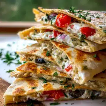 Mediterranean Quesadilla