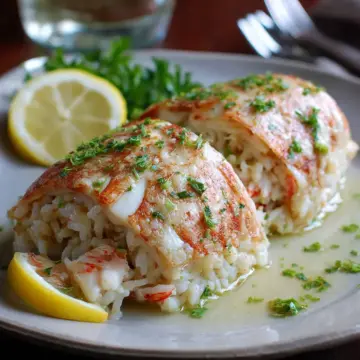 Crab Stuffed Whitefish