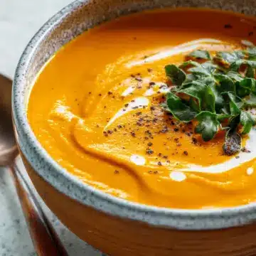 Creamy Roasted Carrot Soup