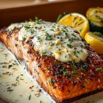 Baked Boursin Salmon – Creamy, Flavorful and Perfectly Baked