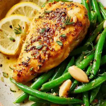 Lemon-Garlic Chicken with Green Beans