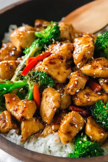 Honey Garlic Chicken Stir Fry