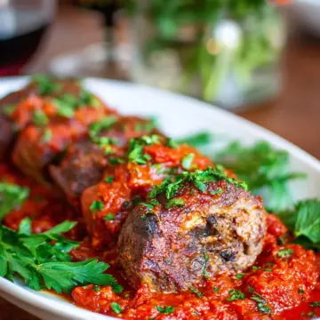 Braciole with Tomato Sauce